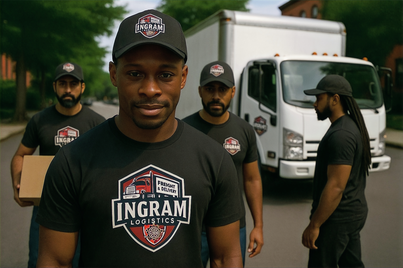 Ingram Logistics team and truck
